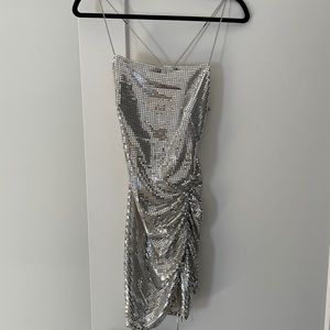 Zara sequin mini dress